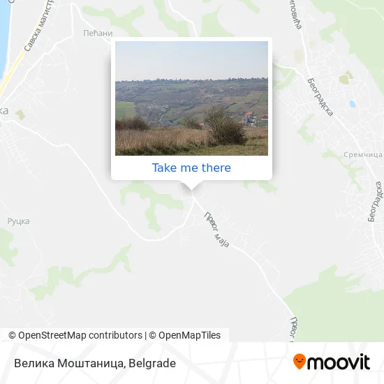 Велика Моштаница map
