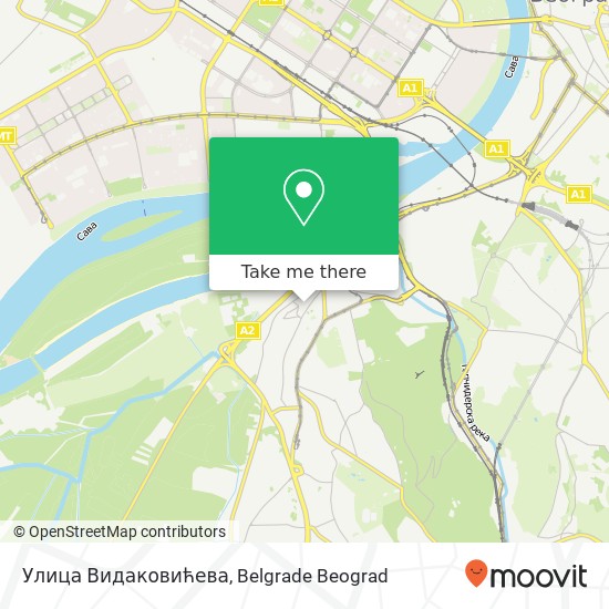 Улица Видаковићева map