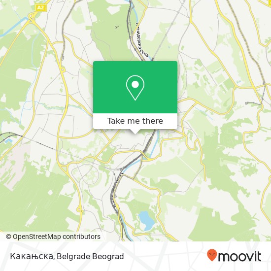 Какањска map