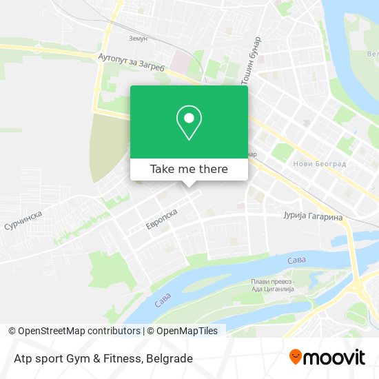 Atp sport Gym & Fitness map