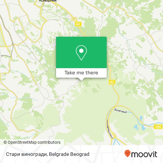 Стари виногради map