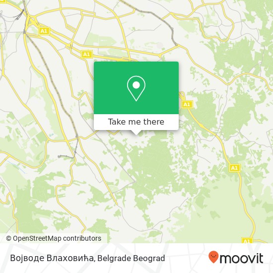 Војводе Влаховића map