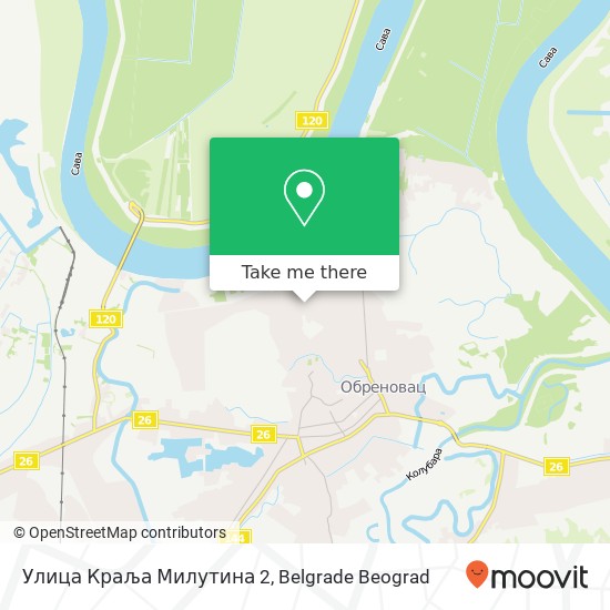 Улица Краља Милутина 2 map