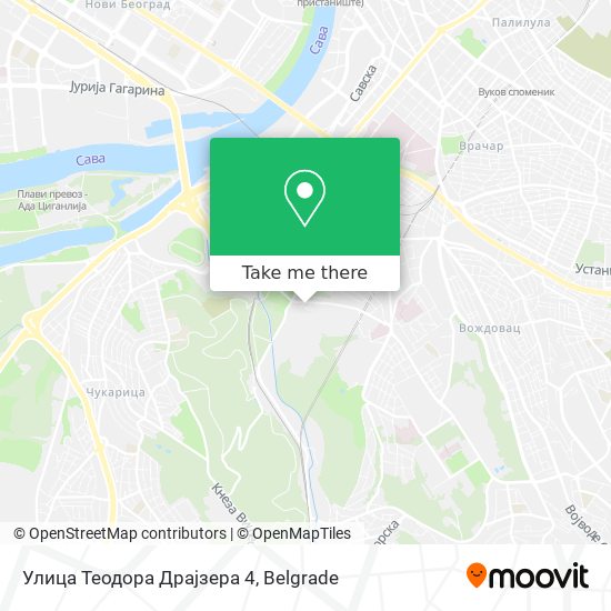 Улица Теодора Драјзера 4 map