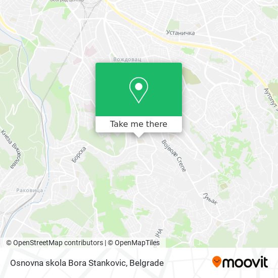 Osnovna skola Bora Stankovic map