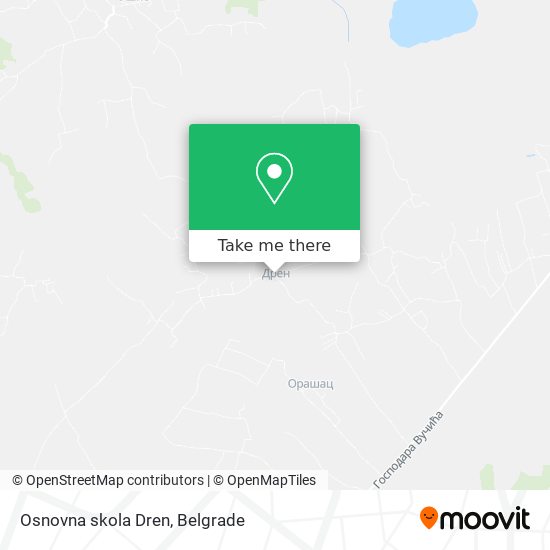 Osnovna skola Dren map