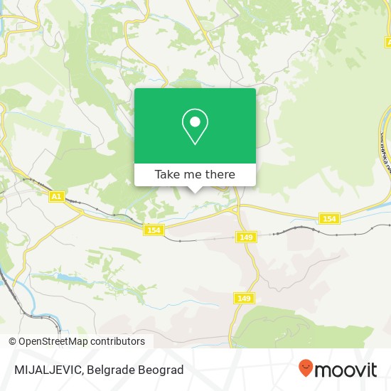 MIJALJEVIC map