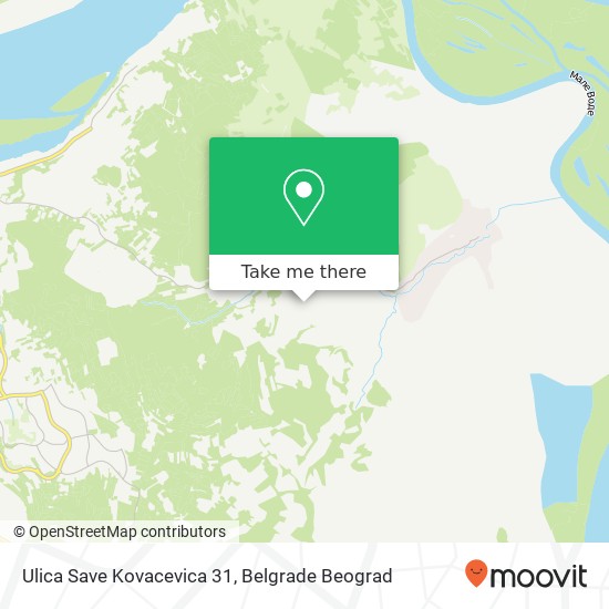 Ulica Save Kovacevica 31 map