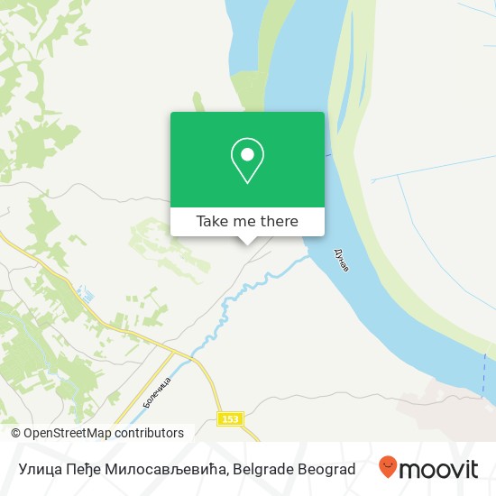 Улица Пеђе Милосављевића map