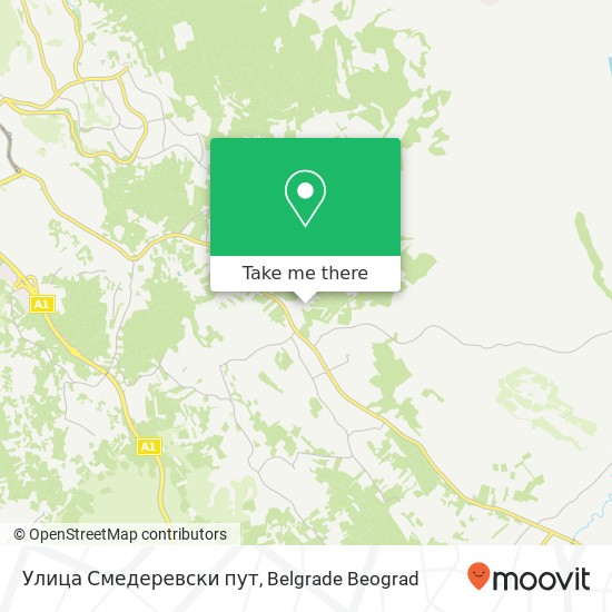 Улица Смедеревски пут map