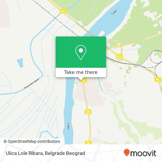 Ulica Lole Ribara map