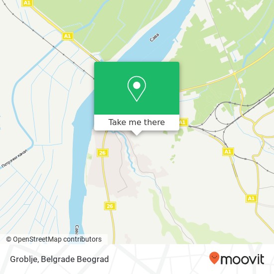 Groblje map