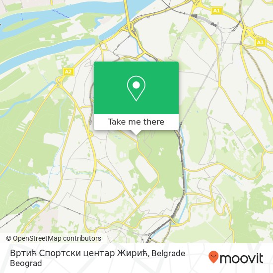 Вртић Спортски центар Жирић map