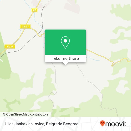 Ulica Janka Jankovica map