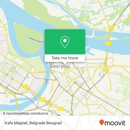 Kafe Magnet map