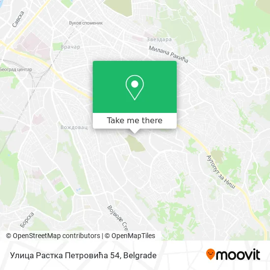 Улица Растка Петровића 54 map
