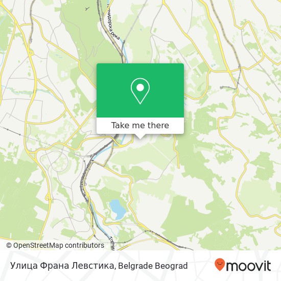 Улица Франа Левстика map