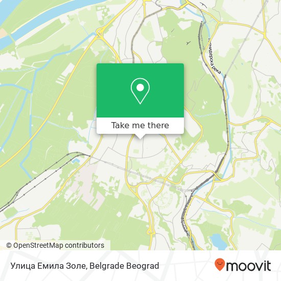 Улица Емила Золе map