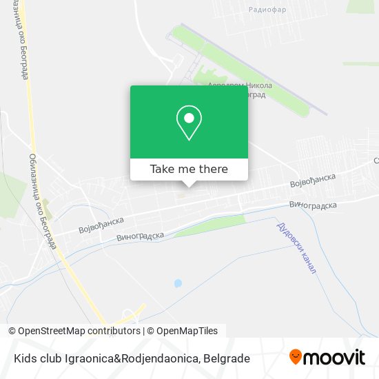 Kids club Igraonica&Rodjendaonica map