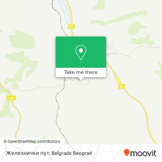 Железнички пут map