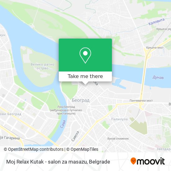 Moj Relax Kutak - salon za masazu map