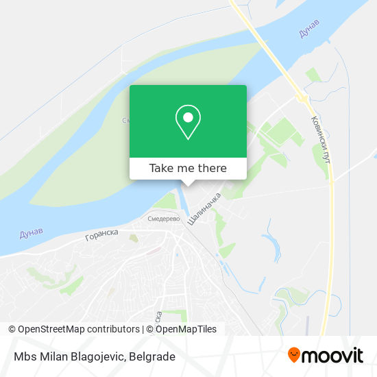 Mbs Milan Blagojevic map