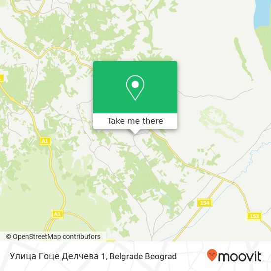 Улица Гоце Делчева 1 map