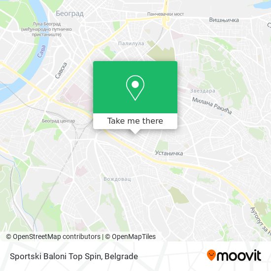 Sportski Baloni Top Spin map