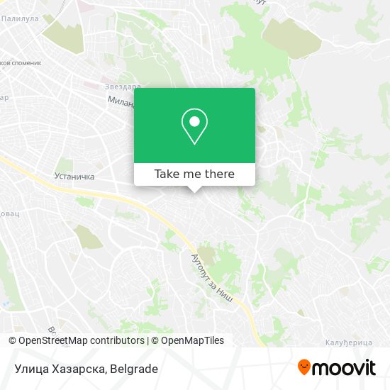 Улица Хазарска map