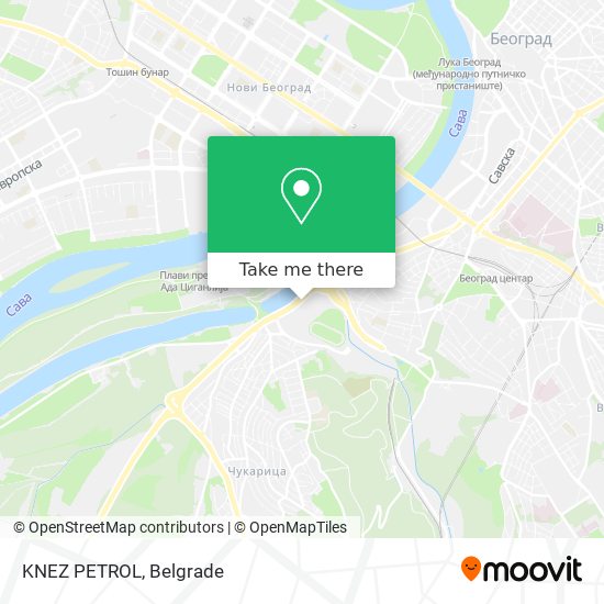 KNEZ PETROL map