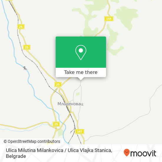 Ulica Milutina Milankovica / Ulica Vlajka Stanica map