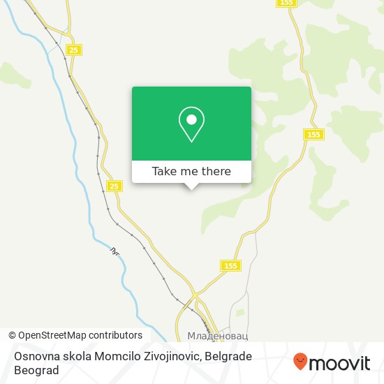 Osnovna skola Momcilo Zivojinovic map