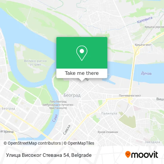 Улица Високог Стевана 54 map
