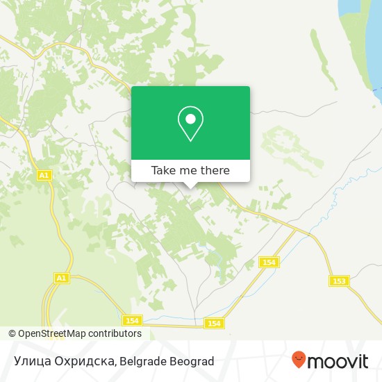 Улица Охридска map