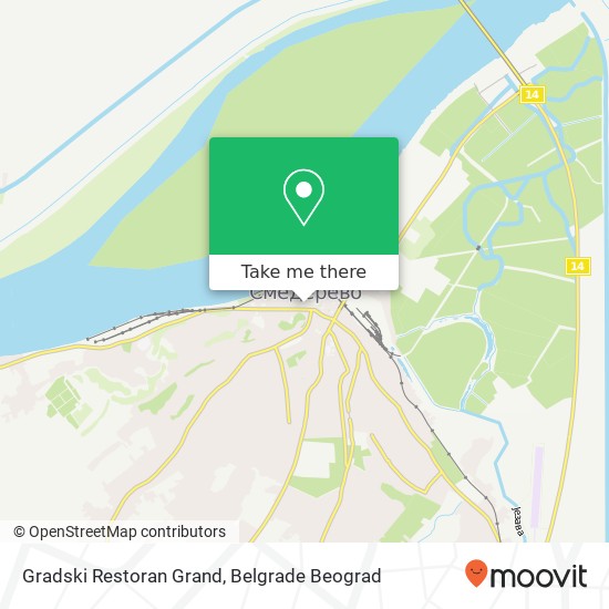 Gradski Restoran Grand map