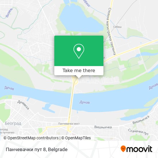 Панчевачки пут 8 map