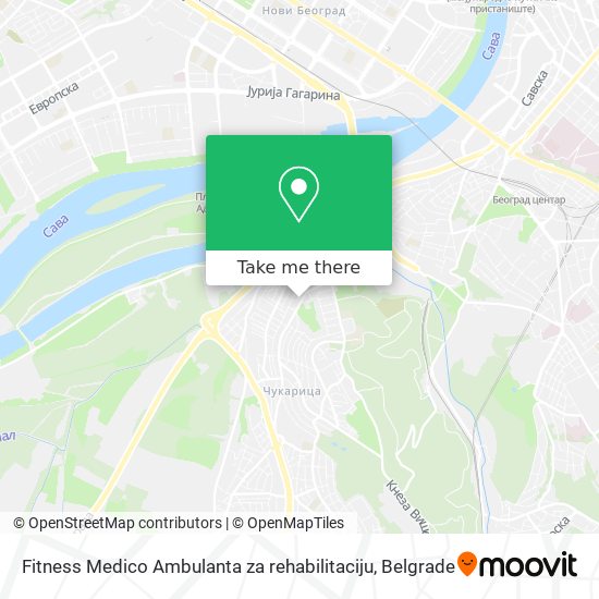 Fitness Medico Ambulanta za rehabilitaciju map