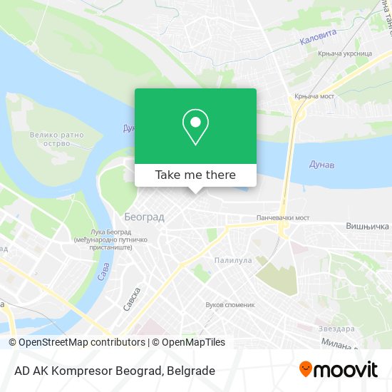 AD AK Kompresor Beograd map