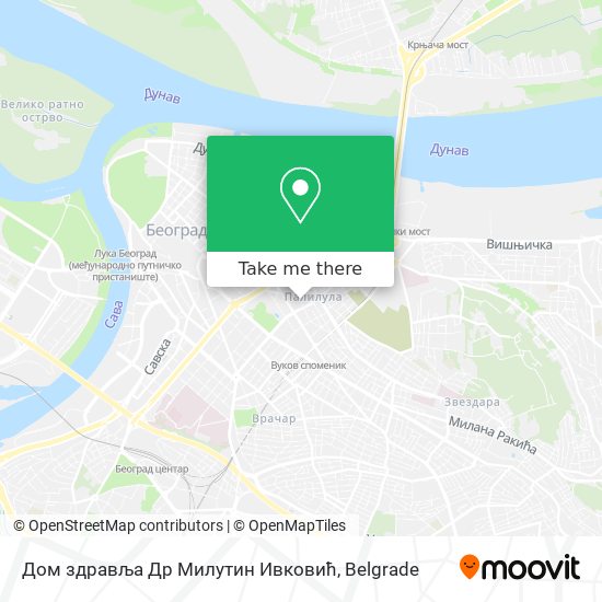 Дом здравља Др Милутин Ивковић map