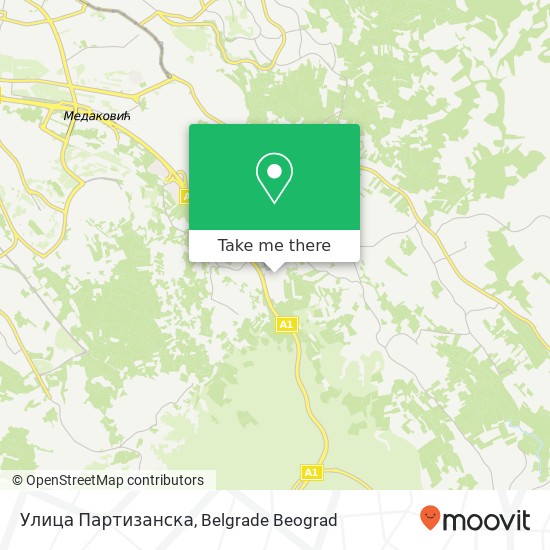 Улица Партизанска map