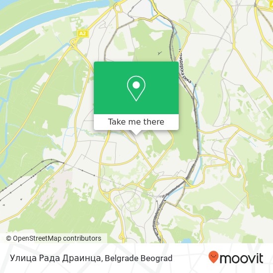 Улица Рада Драинца map