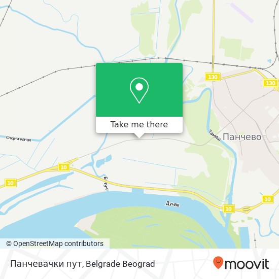 Панчевачки пут map