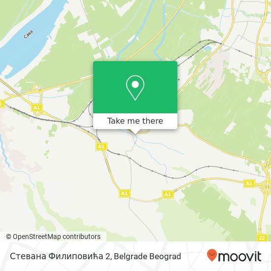 Стевана Филиповића 2 map