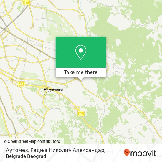 Аутомех. Радња Николић Александар map