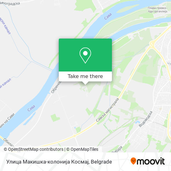 Улица Макишка-колонија Космај map