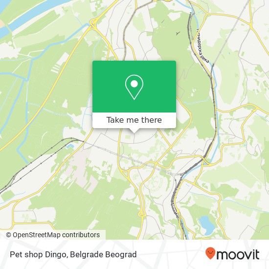 Pet shop Dingo map