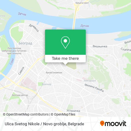 Ulica Svetog Nikole / Novo groblje map