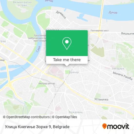 Улица Кнегиње Зорке 9 map