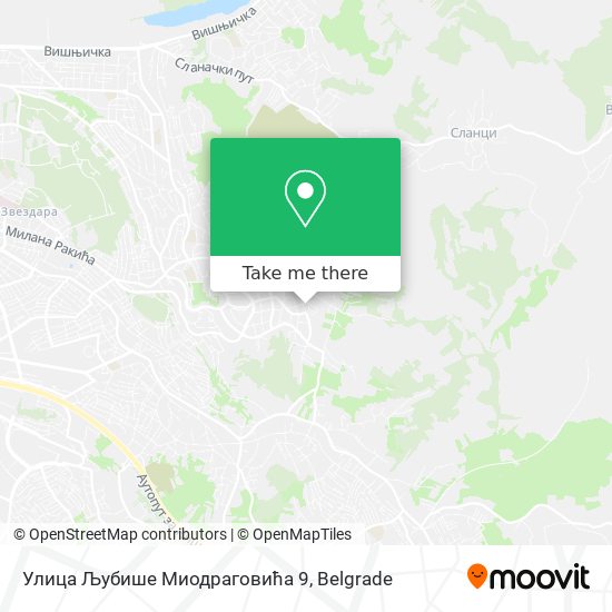 Улица Љубише Миодраговића 9 map