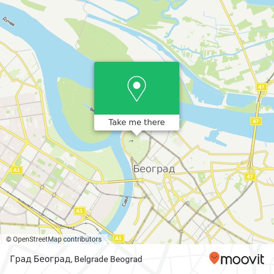 Град Београд map